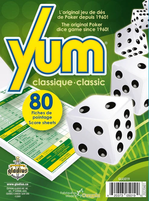 YUM  - FICHE POINTAGE 80F