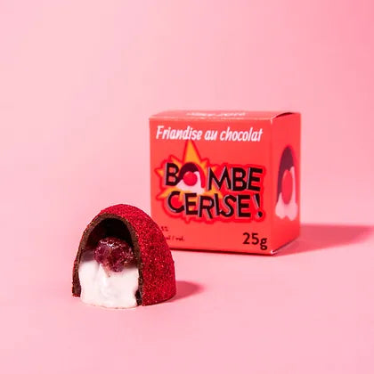 BOMBE CERISE TEMPS DES FETES 25G