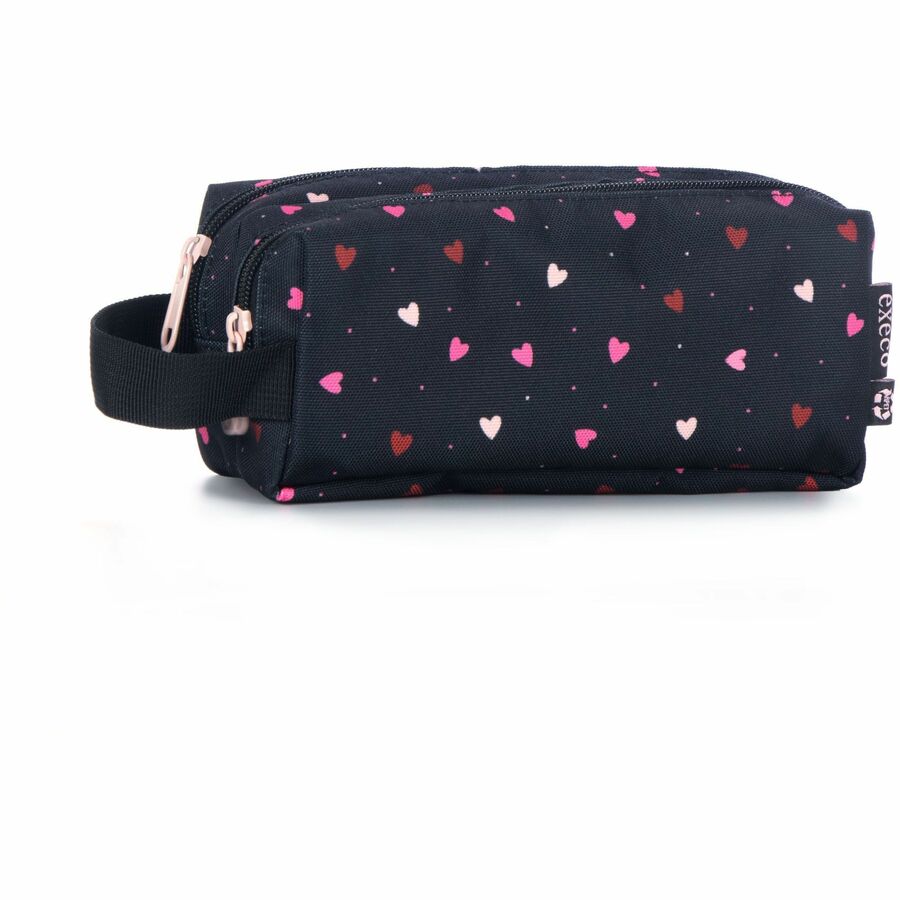 SCOLAIRE SAC & ACCESSOIRE - ETUI CRAYON EXECO 2COMP POIGNE COEUR