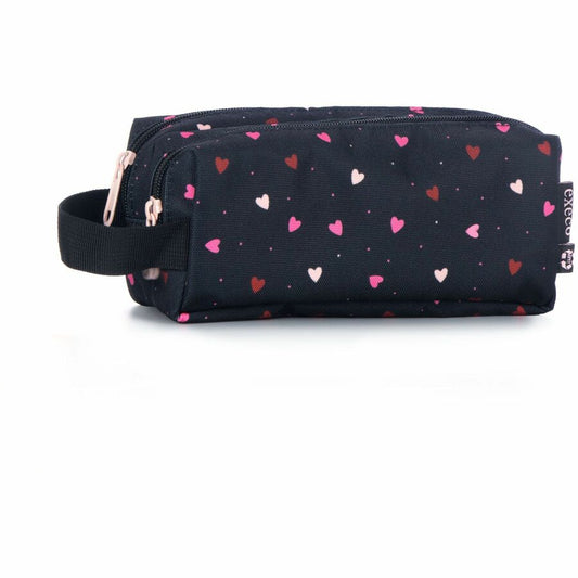 SCOLAIRE SAC & ACCESSOIRE - ETUI CRAYON EXECO 2COMP POIGNE COEUR