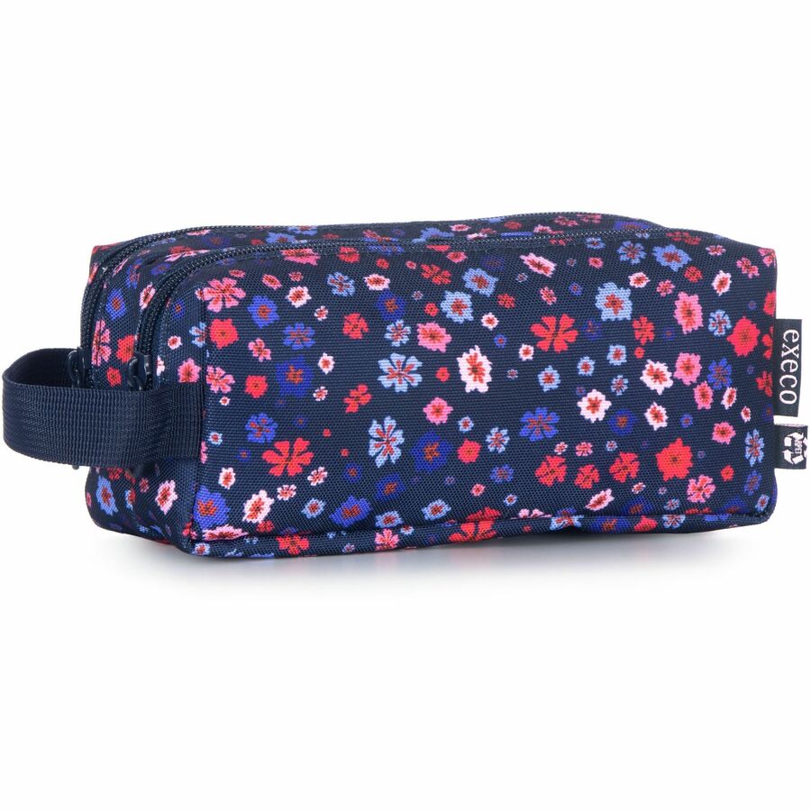 SCOLAIRE SAC & ACCESSOIRE - ETUI CRAYON EXECO 2COMP POIGNE FLEURS