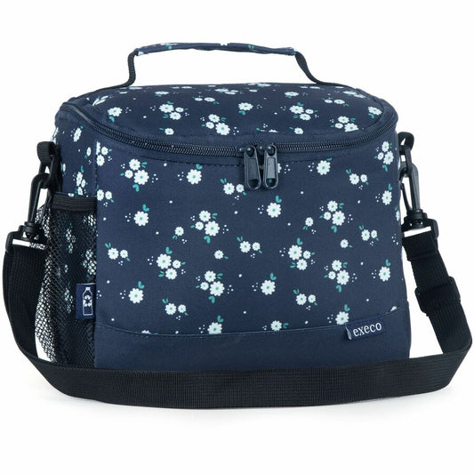 SCOLAIRE SAC & ACCESSOIRE - BOITE LUNCH EXECO GR-OUV FLEURS BLANCHE