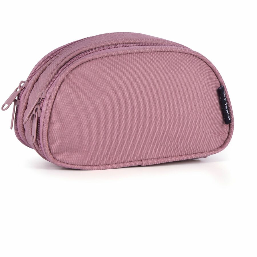 SCOLAIRE SAC & ACCESSOIRE - ETUI CRAYON OFF TRACK 2COMP ROSE