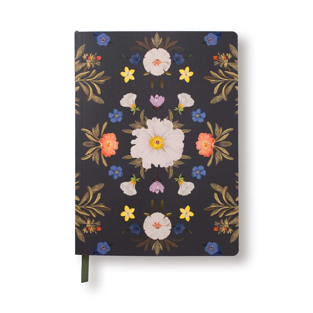JOURNAL LIGNER & MOTIF  6 X 8-½" - "FORAGE FLORAL"