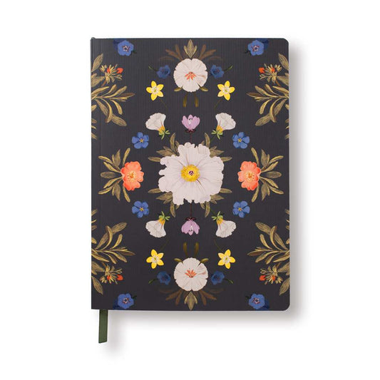 JOURNAL LIGNER & MOTIF  6 X 8-½" - "FORAGE FLORAL"
