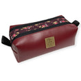 Charger l'image dans la visionneuse de la galerie, SCOLAIRE SAC & ACC - FRANK COLLECTION ETUI CRAYON VEGAN DOUBLE FLEUR BOURGOGNE
