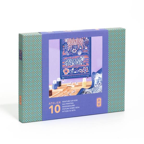 ATELIER #10 -  PEINTURE SUR SOIE FELINS