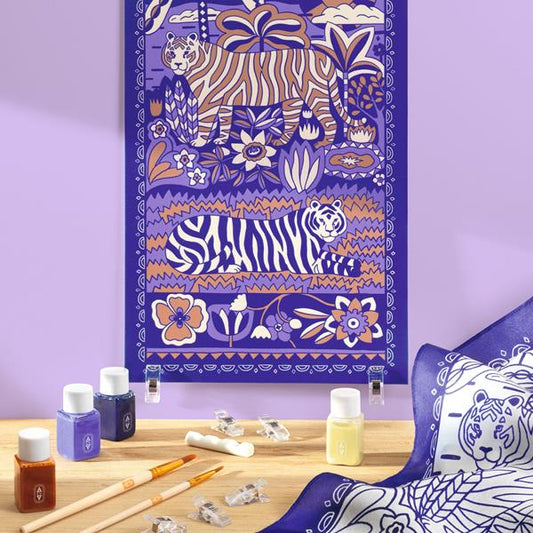 ATELIER #10 -  PEINTURE SUR SOIE FELINS