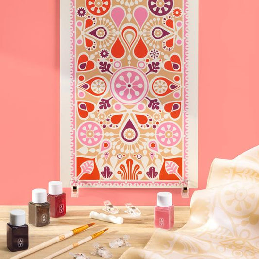 ATELIER #11 - PEINTURE SUR SOIE PETALES