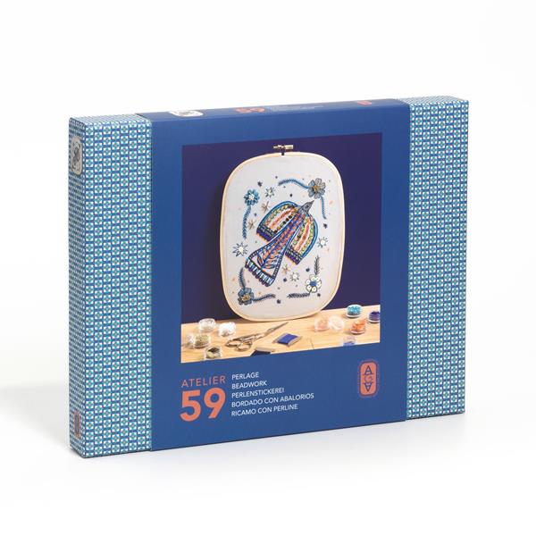 ATELIER #59 - BRODERIE PERLAGE OISEAU