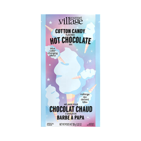 GOURMET VILLAGE - CHOCOLAT CHAUD BARBE A PAPA - BLEU