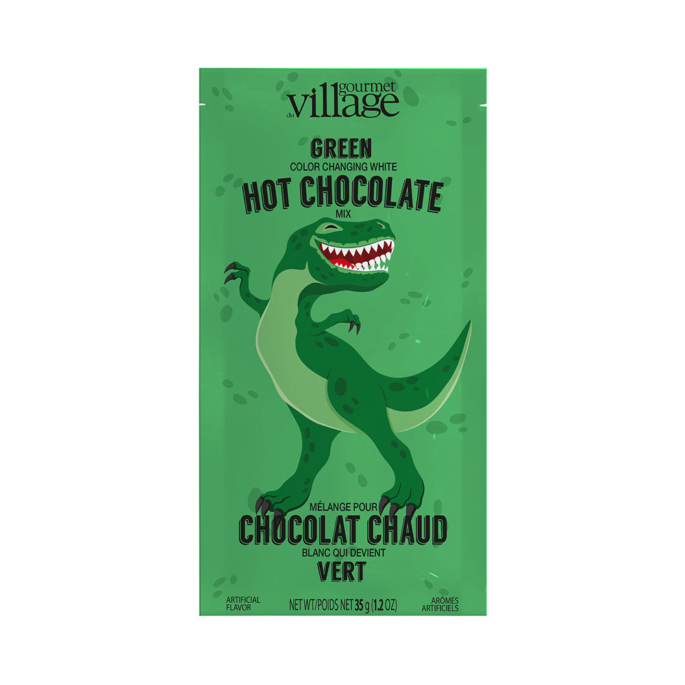GOURMET VILLAGE - CHOCOLAT CHAUD DINO - VERT