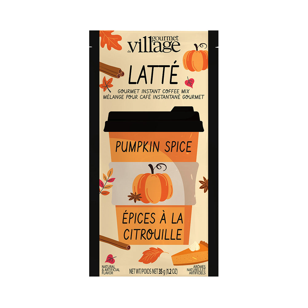 GOURMET VILLAGE - CAFE INSTANTANE LATTE CITROUILLE EPICES