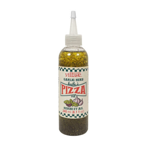 HUILE A PIZZA HERBES & AIL 240ML