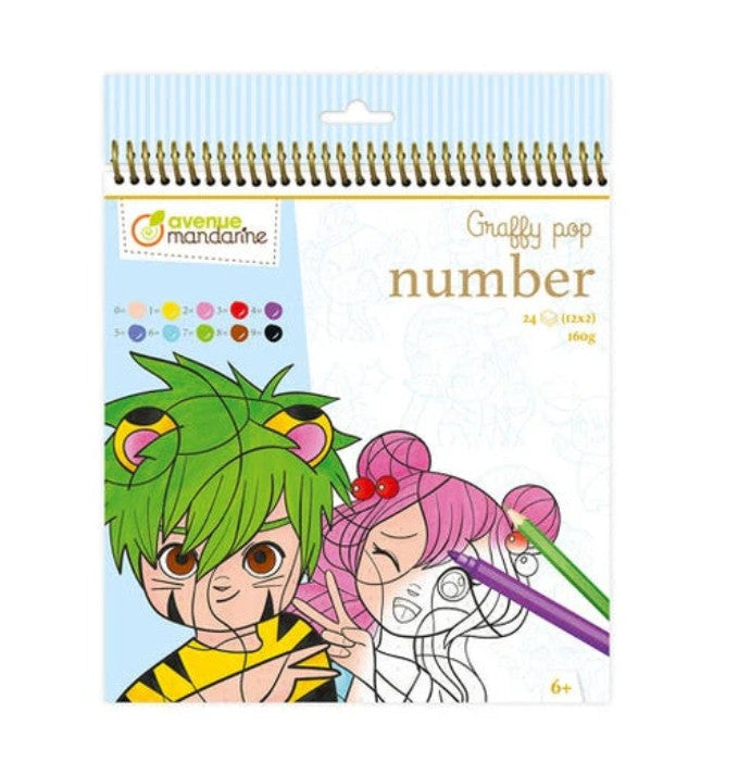 AVENUE MANDARINE - GRAFFY POP NUMBER - MANGA