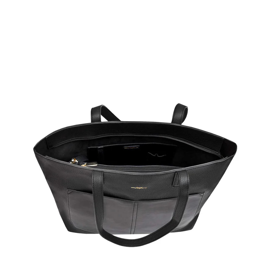 ESPE - SAC A MAIN "MARYANN" 2 EN 1 NOIR