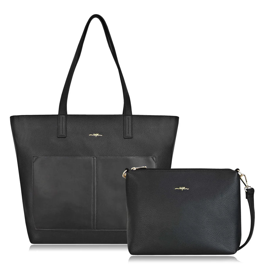 ESPE - SAC A MAIN "MARYANN" 2 EN 1 NOIR