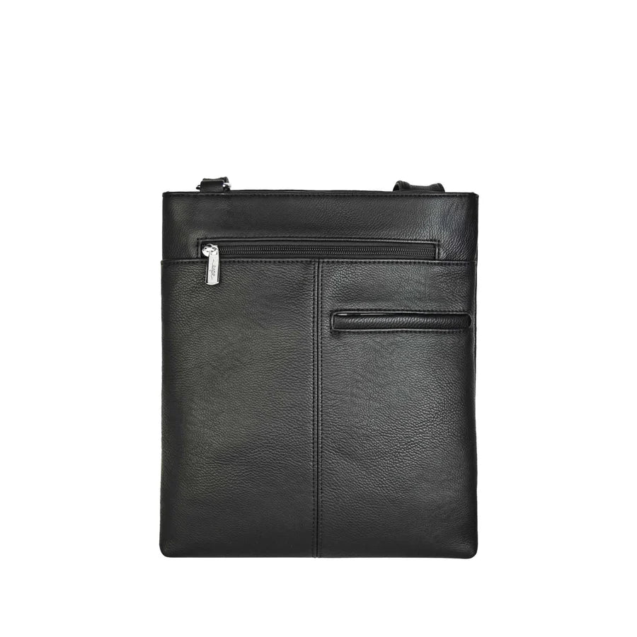 ESPE - SAC A MAIN "GERBERA CROSSBODY" NOIR