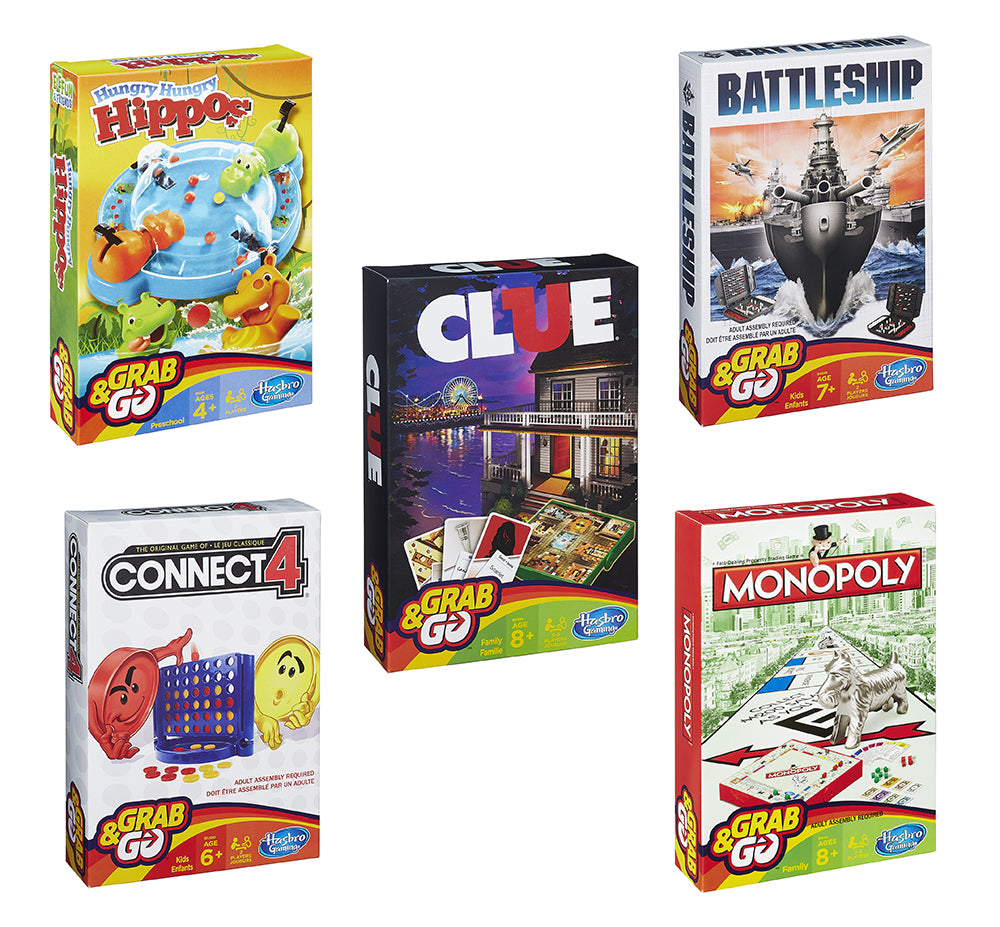 HASBRO - JEU "GRAB AND GO"  5CHOIX