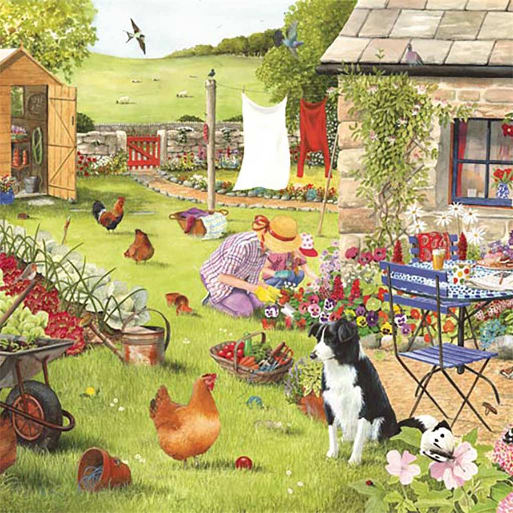 HOUSE PUZ - CASSE TÊTE 500MCX - GRANDMA'S GARDEN