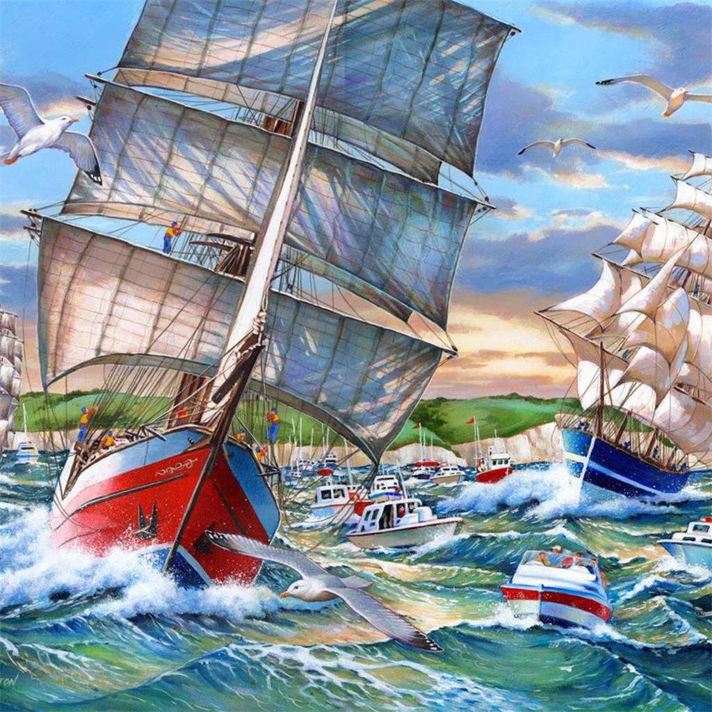 HOUSE PUZ - CASSE TÊTE 1000MCX - TALL SHIPS