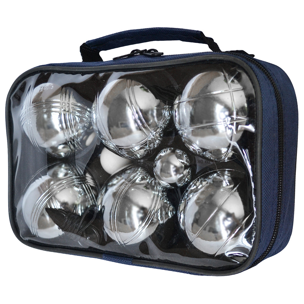 HRS GLOBAL - JEU PETANQUE ARGENT 6PCS