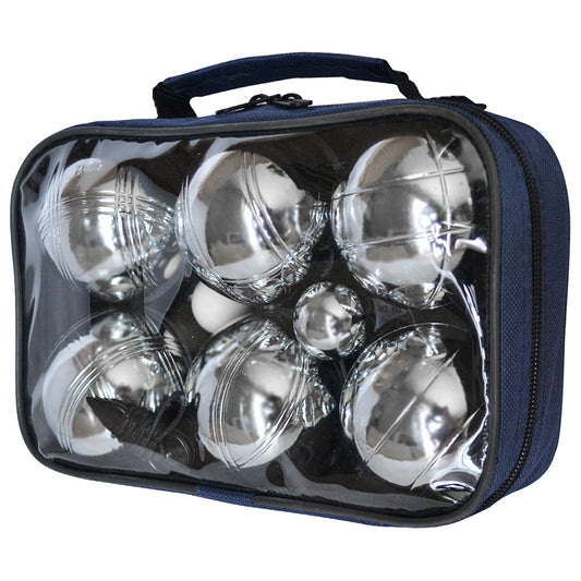 HRS GLOBAL - JEU PETANQUE ARGENT 6PCS