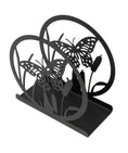 Charger l'image dans la visionneuse de la galerie, PORTE SERVIETTE TABLE METAL NOIR 2CHOIX
