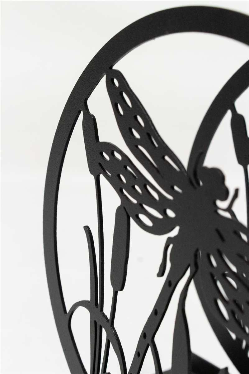 PORTE SERVIETTE TABLE METAL NOIR 2CHOIX
