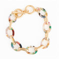 Charger l'image dans la visionneuse de la galerie, BRACELET TOGGLE EN OR  - ANNEAU COULEURS MULTIPLE
