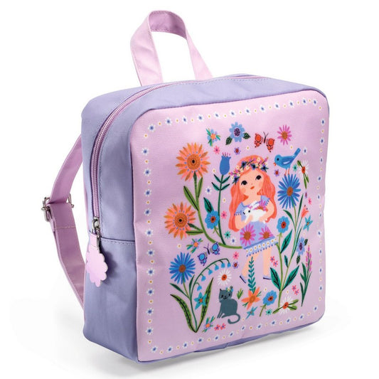 DJECO - SAC DOS MATERNELLE PETITE FILLE LILA
