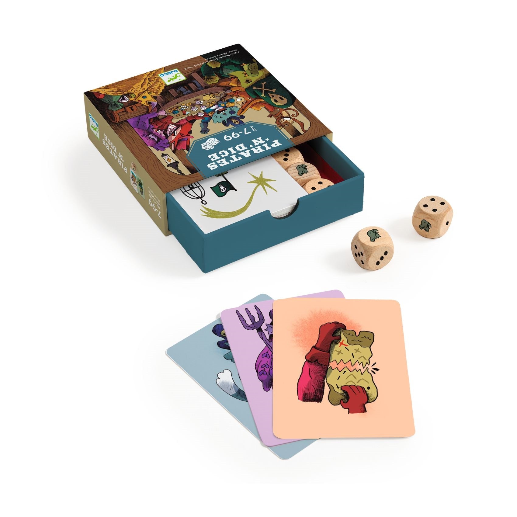 DJECO - JEUX DE DES PIRATES 'N' DICE