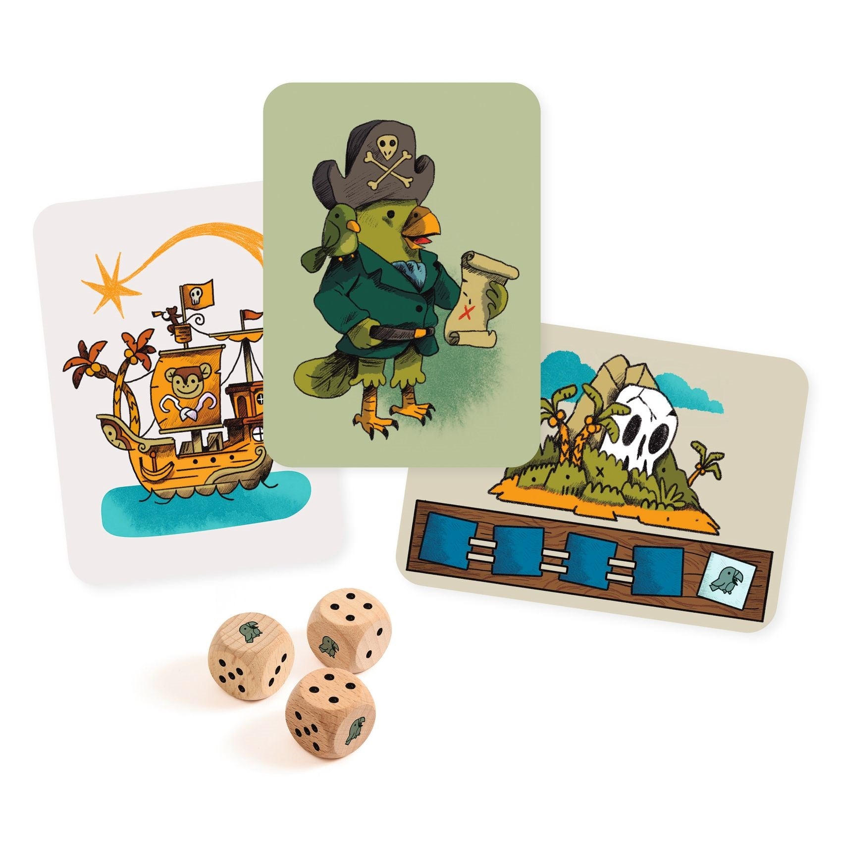 DJECO - JEUX DE DES PIRATES 'N' DICE