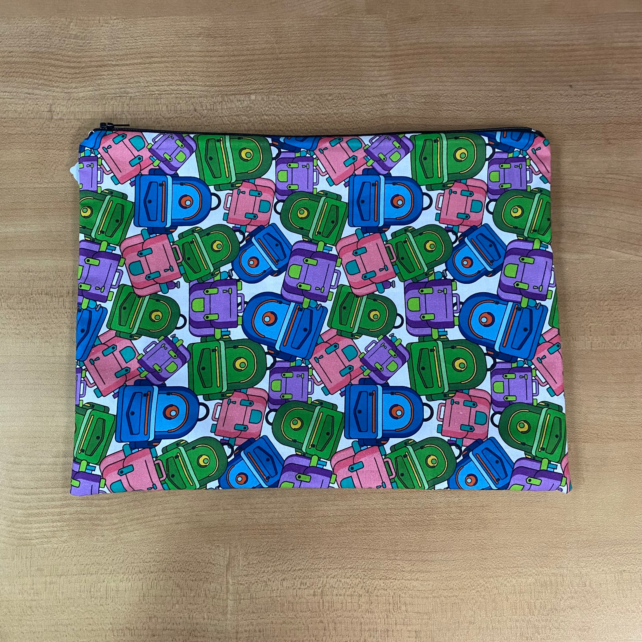 POCHETTE A FERMETURE ÉCLAIRE MAXI - 10X13" - MOTIF ASST