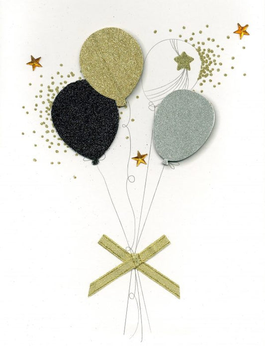 GIGANTIC - BALLONS NR/OR/ARGENT