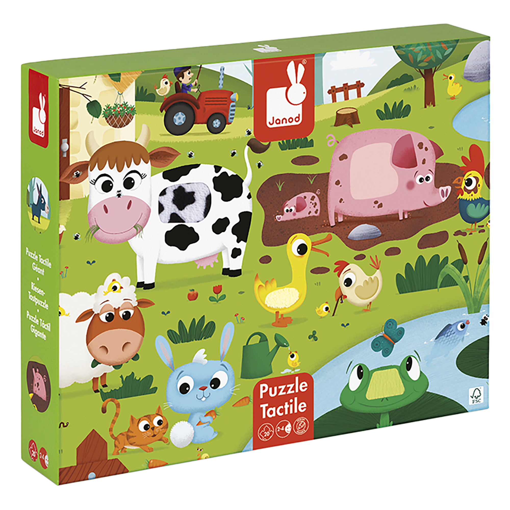 JANOD - C-TETE TACTILE - ANIMAUX DE LA FERME