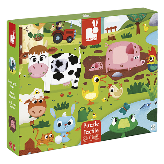 JANOD - C-TETE TACTILE - ANIMAUX DE LA FERME
