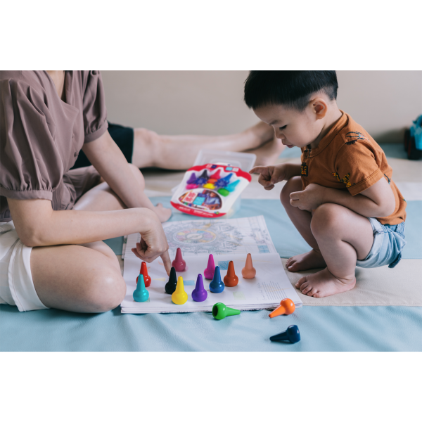 TUTTI FRUTT- MES PREMIER CRAYON  10 COULEURS