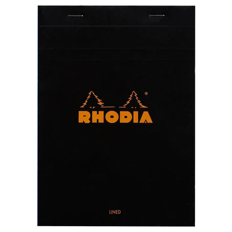 BLOC RHODIA #16 LIGNE 5.8 X 8.3" NOIR