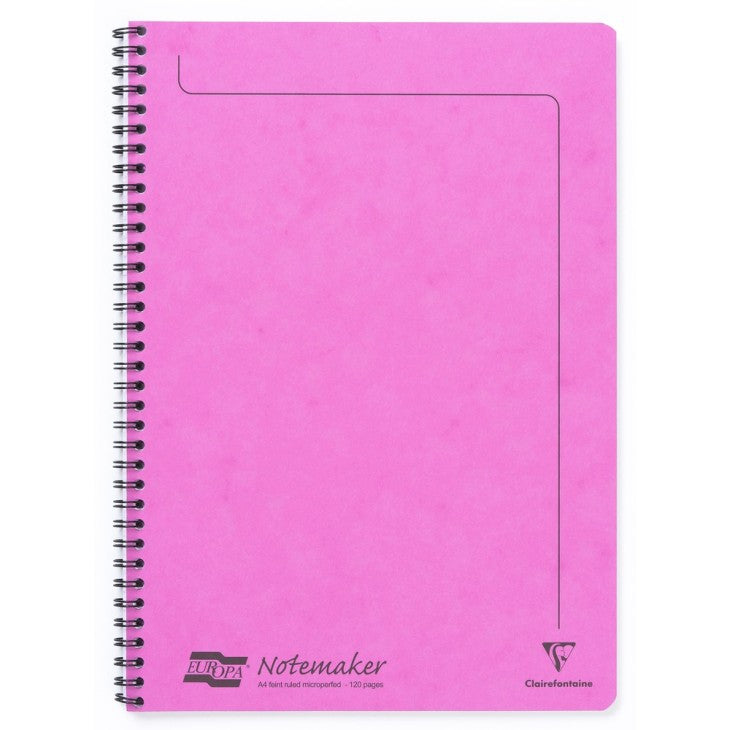 CAH SPIR"NOTEMAKER"8¼X11¾"120P LIGNE ROSE