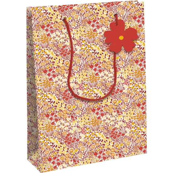 SAC CADEAU LARGE 10 X 13" LIBERTY ORANGE