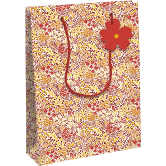 SAC CADEAU LARGE 10 X 13" LIBERTY ORANGE