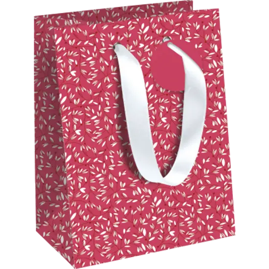 SAC CADEAU KRAFT BLANC MOYEN 8 X10" FLORA