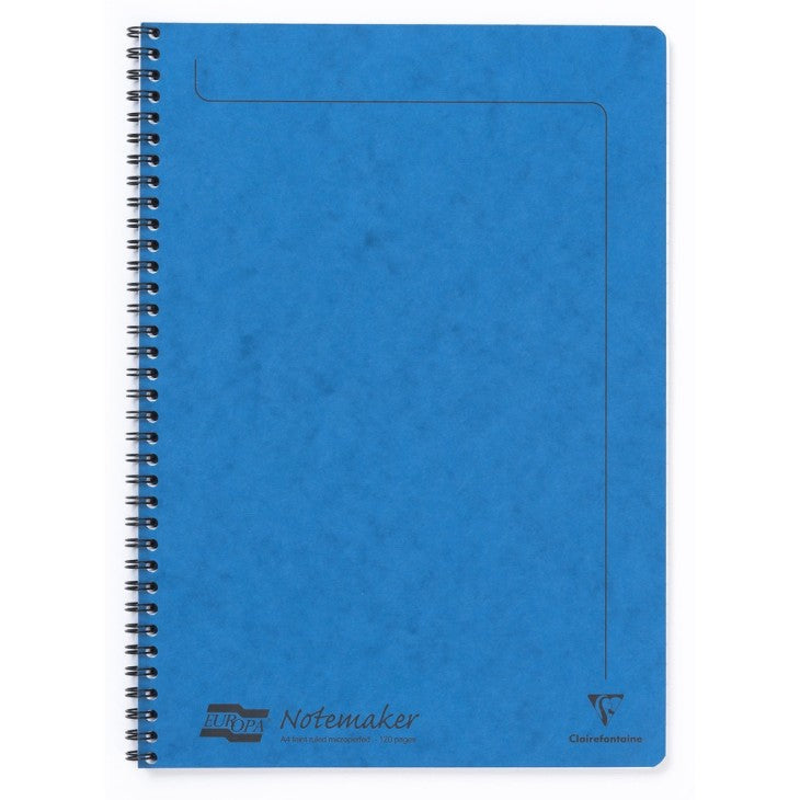 CAHIER SPIR"NOTEMAKER" 8¼X11¾"120P LIG BLEU