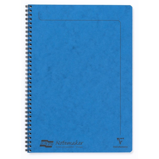 CAHIER SPIR"NOTEMAKER" 8¼X11¾"120P LIG BLEU