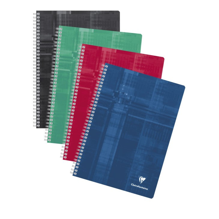 CAHIER SPIR "METRIC"  8-¼ X 11-¾" 18OP LIG ASST