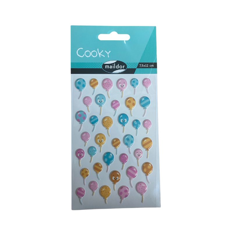 AUTOCOLLANTS COOKY "BALLON BAUDRUCHE"