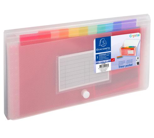 CLASSEUR EXP 7POCH 5½ X 10" CLAIR