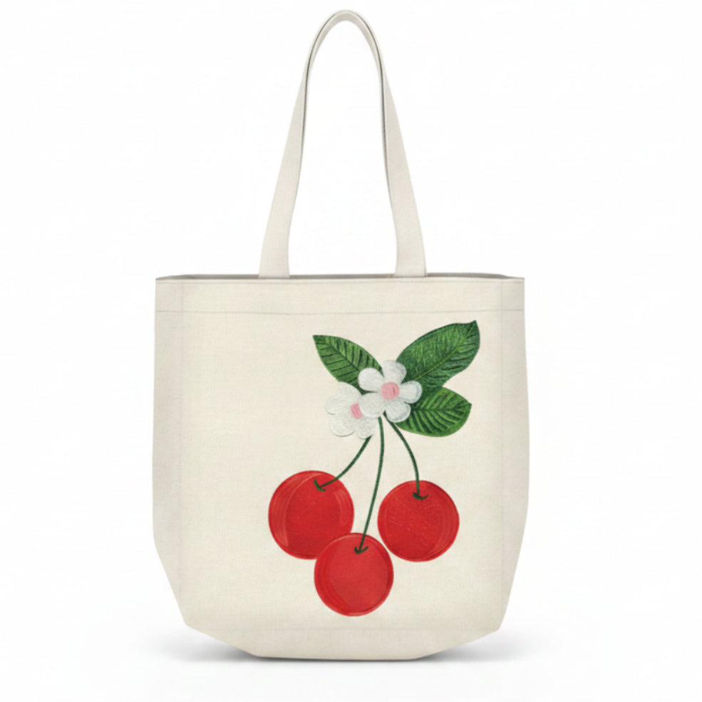 SAC FOURRE-TOUT 15" X 16" - CANVAS  CERISE