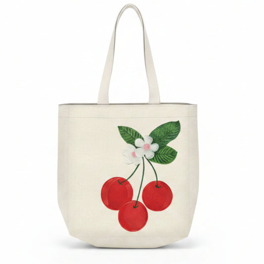 SAC FOURRE-TOUT 15" X 16" - CANVAS  CERISE